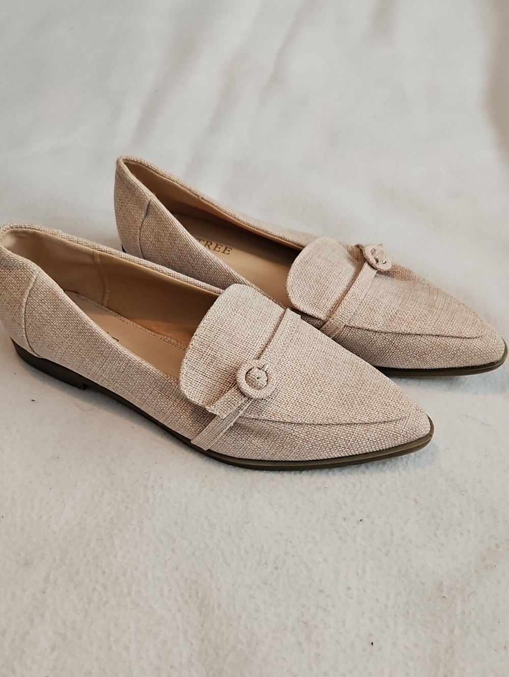 Tinstree Tweed Pointed Toe Loafer